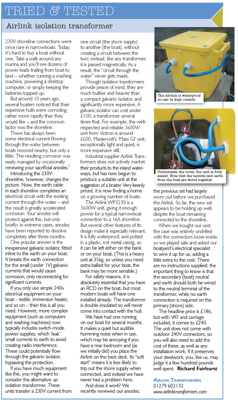 Waterproof Isolation Transformer 